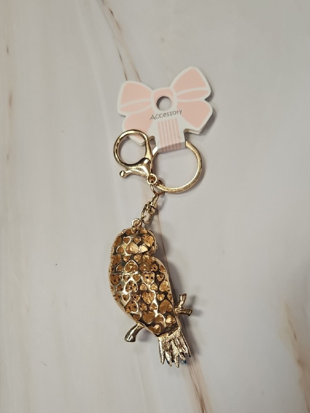 3d Owl Keychains With Crystal Gems New With Tags - Picture 5 of 10